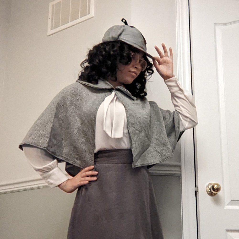 Detective Costume Cape and Hat Set